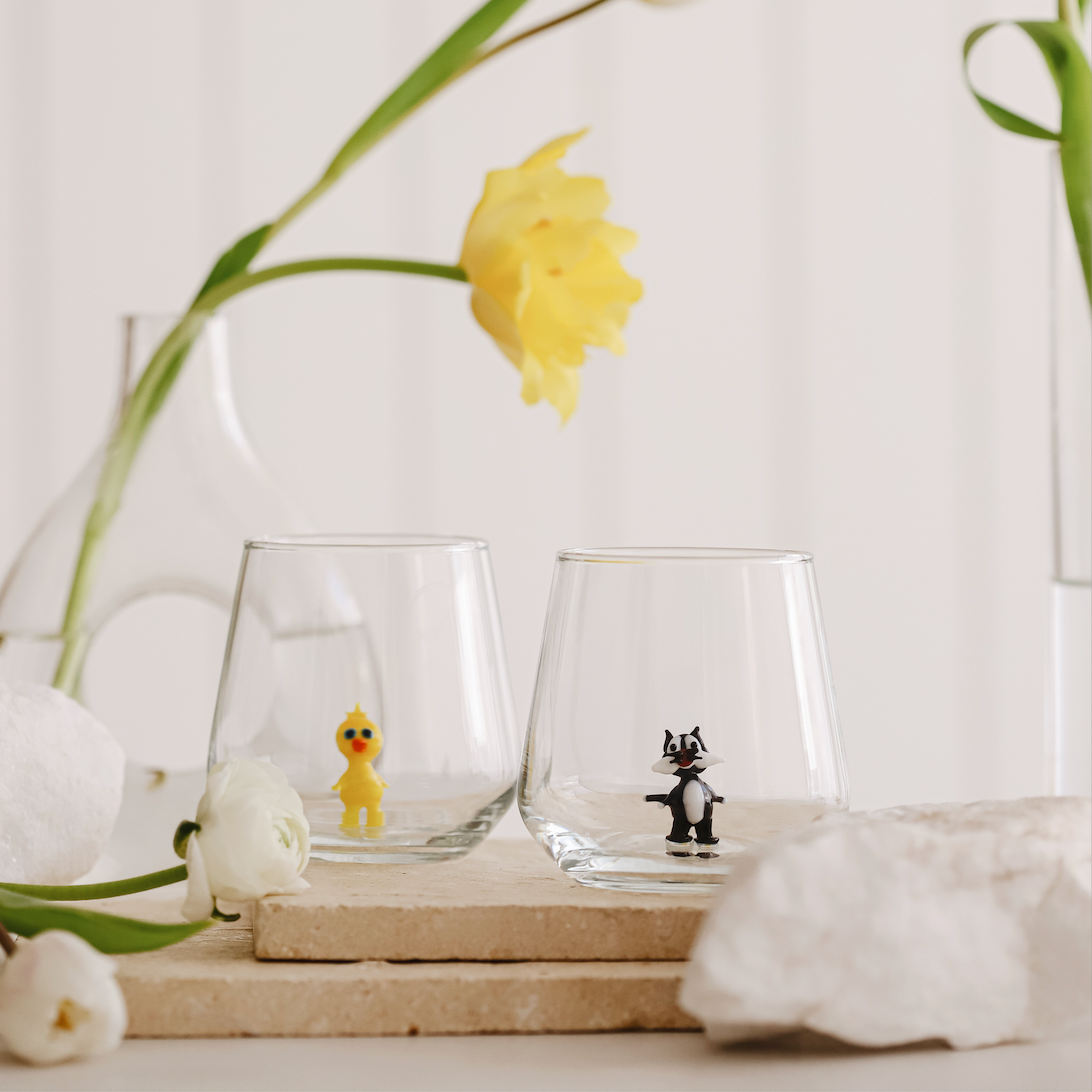 Sylvester & Tweety Glas