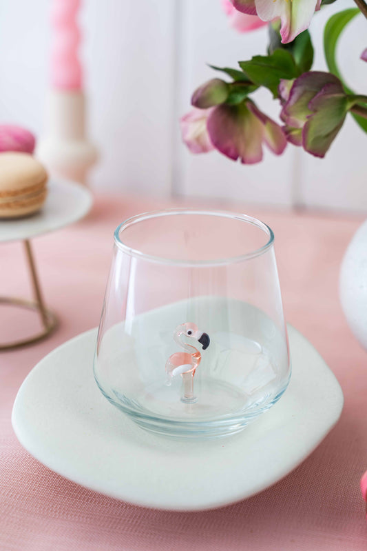 Flamingoglas