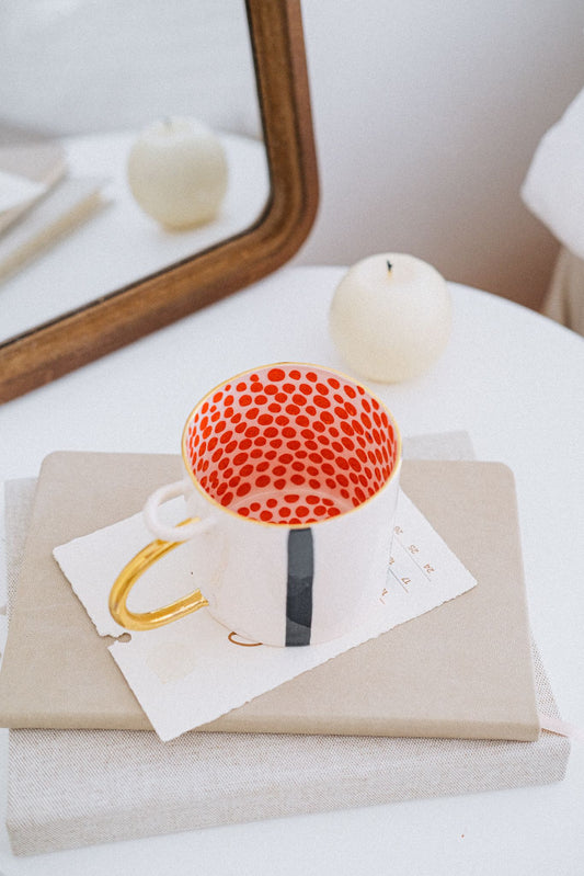 Ceramic Cup Spotted